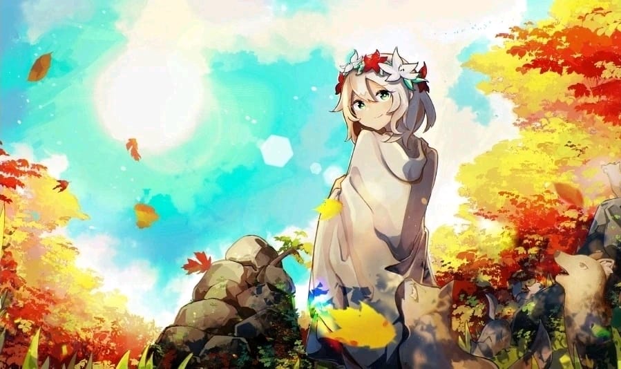 小说内插图——少女、狗与坟